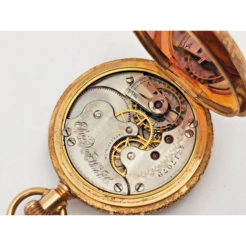 Elgin case gold 14k